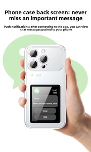 Nouvelle coque de smartphone IA personnalisable 2026 avec protection 360 et écran multifonction pour iPhone 13 14 15 Pro - Product Image 6