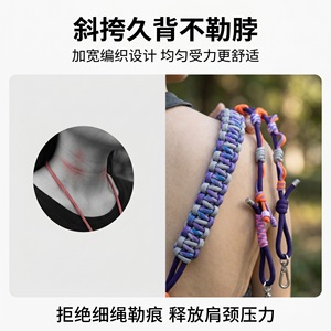 Wanli Sheng Phone <b>Lanyard</b> Multi Functional Crossbody Strap With Djipocket3 Compatible <b>Polyester</b> Weaving Design - Product Image 4