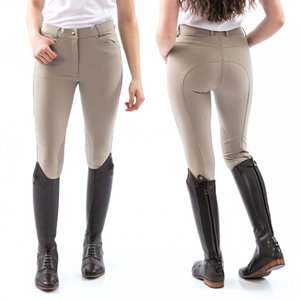 Vêtements équestres de couleur unie respirants et résistants à l'usure Pantalons équestres Pantalons d'équitation antidérapants en silicone - Product Image 2