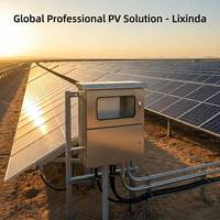 Boîtier de distribution PV vide en acier inoxydable LIXINDA IP65, étanche pour extérieur, avec serrure à came, modèle personnalisé pour panneaux solaires
