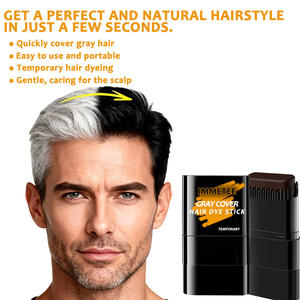 IMMETEE - Barra Correctora de Cabello Gris Temporal de 15 g, Cobertura Instantánea de Raíces, Tinte para el Cabello en Barra, Natural, Resistente al Agua - Product Image 5
