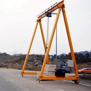 Gru a Portale Portatile in Acciaio da <span class=keywords><strong>5</strong></span> Tonnellate con Paranco a Catena - Product Image 6