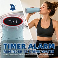 Produits pour la maison intelligente, bouteille d'eau intelligente, bouteille d'eau autonettoyante UV, gobelets à double paroi en acier inoxydable sous vide