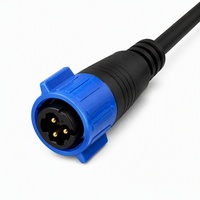Connecteur circulaire étanche M19 à verrouillage par vis, signal de puissance, IP68, 180°C, 90°C, prise de câble, montage sur panneau, pour l'automatisation industrielle