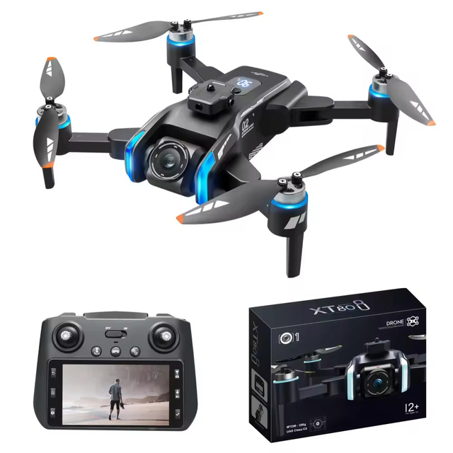 XT808 Hot Sale 360° Obstacle Avoidance GPS Positioning Return One-click Take-off and Landing Professional Remote Control Drone