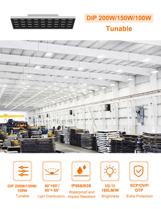 Éclairage LED rond sans pilote UFO Highbay de 300 W pour l'aquaculture et l'élevage de poissons, avec lumen linéaire CSA Adiding 3030 Campana - Product Image 3