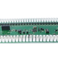 DEWO Pantalla de panel de control de 12 vías Casillero inteligente Bloqueo electrónico Bloqueo de placa de control para Casillero controlado por aplicación