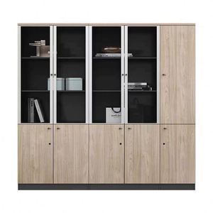 Furniture: Office Floor-<b>standing</b> Filing Wooden Office Aluminum Alloy Storage File Cabinets - Product Image 1