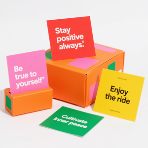 2025 nouvelle usine en gros carte d'affirmations pour enfants ensemble de cartes estime de soi cartes de <span class=keywords><strong>pensée</strong></span> positives avec boîte en papier dur - Product Image 2