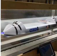 Robot Pengantar Makanan dengan Penampilan yang Dapat Disesuaikan, Kereta Cepat Shinkansen, Sabuk Konveyor Berputar, Kereta Sushi untuk Restoran