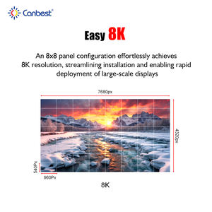 Canbest Ue 8K P0.6 Ultra sottile schermo a Led Design Nigjtclub Full Color Led da parete interno Pantalla Led per Club - Product Image 2