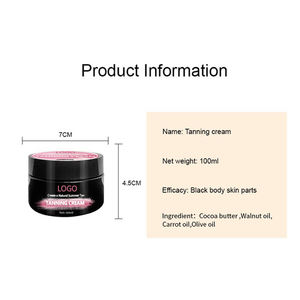Etiqueta privada Buen proveedor Premium Face Body Sun Accelerator <span class=keywords><strong>Bronceador</strong></span> para exteriores para <span class=keywords><strong>solarium</strong></span> Sunbed Crema autobronceadora vegana - Product Image 3