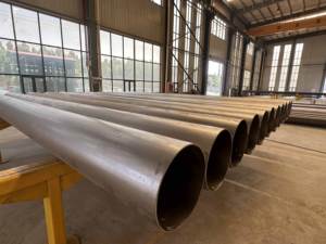 LSAW ERW 스테인레스 스틸 304 316L 대구경 오일 및 가스 프로젝트 6m/12m 직선 솔기 용접 파이프 기술 톱 - Product Image 4