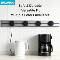 Prise de courant encastrée SINOAMIGO, norme américaine/britannique/européenne/française, personnalisable, pour bureau/cuisine