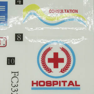 Autocollants personnalisés en résine acrylique imperméable pour impression, idéaux pour modèles d'ambulances d'hôpitaux et détails de scènes médicales - Product Image 2