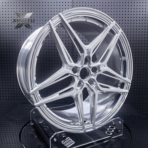 Rines XINGTU Cromados/Pulidos para Autos de Pasajeros de 17 18 19 20 <span class=keywords><strong>21</strong></span> 22 23 Pulgadas 5x120 5x112 5x114.3 Cóncavos Pintados para Autos de Carreras - Product Image 3