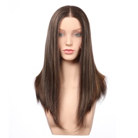 Vente directe usine : Perruques Lace Front en cheveux humains vierges chinois, base transparente, longues, bonnets petits et grands, densité 150%