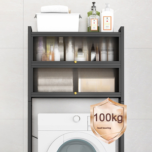 High-Durability Bathroom Over-The-Toilet Storage Rack, Multi-Tier Laundry Organizer <strong>Shelf</strong> - Product Image 2
