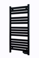 Rak Handuk Elektrik 750W Classic Long Towel Bar, Rak Handuk Panas Dinding Aluminium Mudah Dipasang dengan Timer dan Layar LED