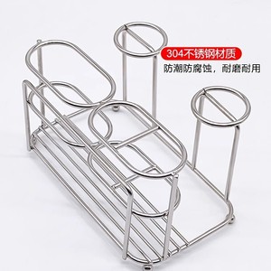 Stainless Steel <b>Toothbrush</b> <b>Holder</b> Wall Mounted <b>Electric</b> <b>Toothbrush</b> Cup Toothpaste Mouthwash Organizer Bathroom Shelf Durable - Product Image 3