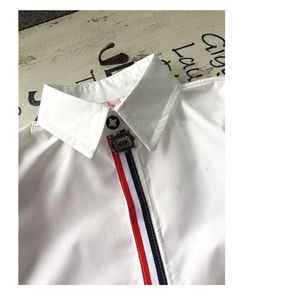 ชุดเสื้อผ้าเด็กผู้ชาย,เสื้อเชิ้ตสีขาว + กางเกงขาสั้นสีแดงชุดเสื้อผ้า2ชิ้นเสื้อผ้าเด็กพร้อมเข็มขัดสำหรับฤดูร้อน - Product Image 3