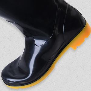Wholesale <strong>Low</strong> Price Men Cheap Basic PVC Safety Shoe for Working and General Household Mud Rain Boots - Product Image 6