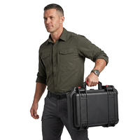 Étui de transport rigide en plastique imperméable de petite capacité haut de gamme pour imprimante/projecteur avec insert en mousse personnalisé de haute qualité