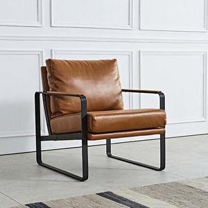 Muebles Modernos y Elegantes para Sala de Espera, Juego de Sofás de Oficina de 3 Plazas en Cuero Genuino para Directores - Product Image 3