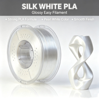 MEIJIMEI PLA Silk Dual Color 1.75mm Kecepatan Ultra Tinggi Hasil Akhir Halus Mengkilap untuk Printer 3D FDM 1kg 190/230C