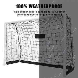 เป้าหมายฟุตบอลอลูมิเนียมอัลลอยด์แบบพกพากันน้ำสำหรับเด็กกีฬากลางแจ้งผลิตใหม่ - Product Image 4