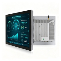 PC industriel à écran tactile de 10 à 27 pouces, écran tactile 10 points pour machine d'inspection de produits automatisée, poste de travail de contrôle qualité