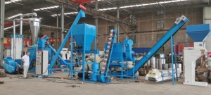 Machine de production d'aliments pour animaux de compagnie, extrudeuse de 2 à 5 tonnes, ligne broyeur à marteaux/moulin à granulés - Product Image 6