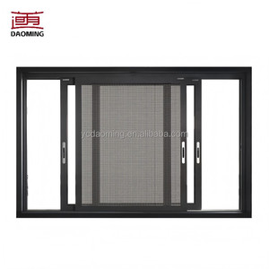 Ventanas Fijas Modernas de Aluminio con Doble Acristalamiento para Uso en Villas y Hoteles, Vidrio con Rotura de Puente Térmico, Apertura Horizontal, Plegables - Product Image 4