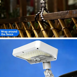 Lámpara Solar de Jardín con Forma de Pulpo, Lámpara de Clip para Exteriores, Ideal para Acampar y Uso Doméstico, Nuevo Modelo con Sensor de Movimiento, Lámpara de Pared Impermeable - Product Image 5