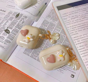 Offre Spéciale dessin animé 3D chat <span class=keywords><strong>coeur</strong></span> TPU étui pour écouteurs pour <span class=keywords><strong>Airpods</strong></span> 1 2 3 4 génération pendentif écouteur étui de protection pour <span class=keywords><strong>Airpods</strong></span> - Product Image 2