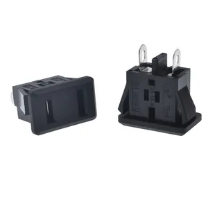 AC Power Outlet US Power Socket Type-B 2 holes 15A 125V For America PDU Cabinet UPS Server Computer