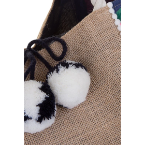 Bolsa de Compras de Yute Decorativa, Ecológica y Personalizada, con Asa de Cordón Trenzado - Product Image 3