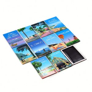 Custom Printed Ocean Beach Sticker Willemstad Colorful City Curacao Island Scenic Caribbean Travel Refrigerator Magnet - Product Image 3
