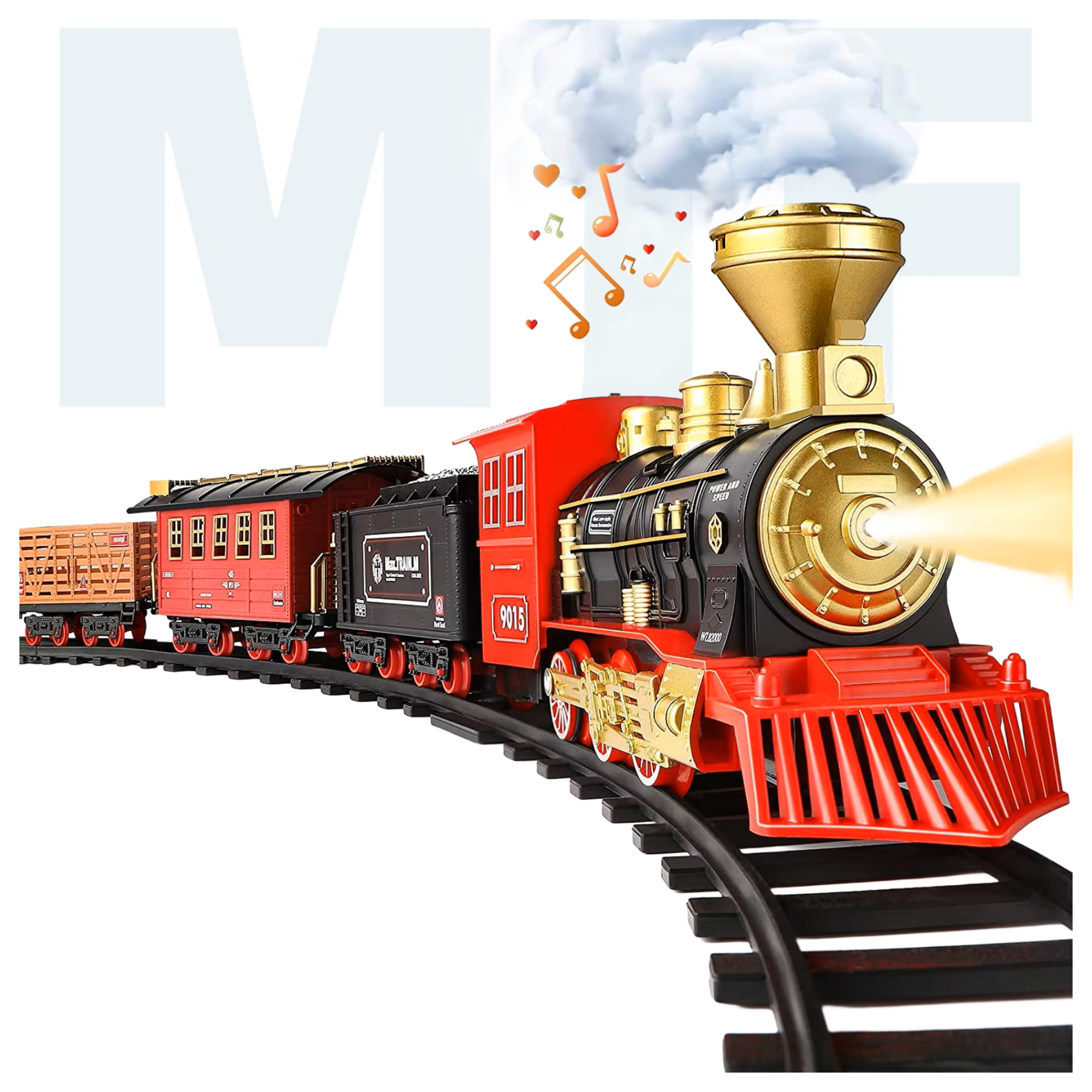 MJF Kids Toys Christmas Gifts Train Set for Christmas Tree