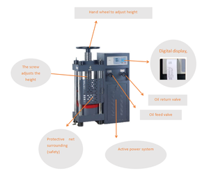Máquina de Prueba de Resistencia a la Compresión de Bloques de Cemento y Hormigón con Pantalla <span class=keywords><strong>Digital</strong></span> - Product Image 3