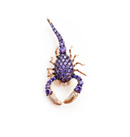 Broche en argent sterling 925 unisexe en forme de scorpion, bijou tendance et audacieux pour mariage et cadeau