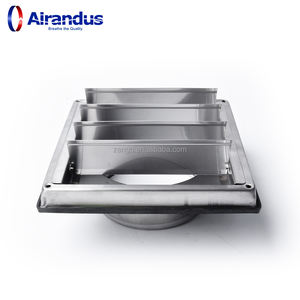 Rejilla de Ventilación de Acero Inoxidable <span class=keywords><strong>ZENGO</strong></span> SMS, Precio de Fábrica OEM, Sistema HVAC para Ventilación Universal, Rejilla de Aire para Pared Exterior, Rejilla de Ventilación para Lluvia - Product Image 2