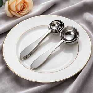 DF23 Water Drop Handle 5ML 304 Stainless Steel <b>Measuring</b> <b>Spoon</b> 2.5ML Multi-size Baking <b>Measuring</b> <b>Spoons</b> - Product Image 3