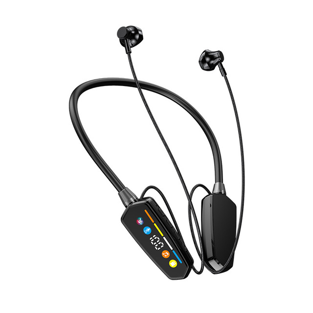 Popular Wireless Neck-Hanging Bluetooth Headset Ultra-Long Standby Plug-in Memory Card Karaoke Earphone Monitor HD Call BL08