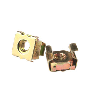 Acier au carbone ASTM A325 zingué M4 M5 M6 M8 M10 <span class=keywords><strong>M12</strong></span> Écrou à ressort de verrouillage carré Écrou à <span class=keywords><strong>cage</strong></span> - Product Image 4