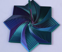Jouet anti-stress en spirale imprimé en 3D en PLA, personnalisable, commandes en gros acceptées, service d'impression 3D en PLA, impression FDM, modèle 3D haute précision