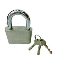 Cadenas en fer du fabricant à tige courte, à grande lame arrondie, étanche, antirouille, doublement poli, emballé
