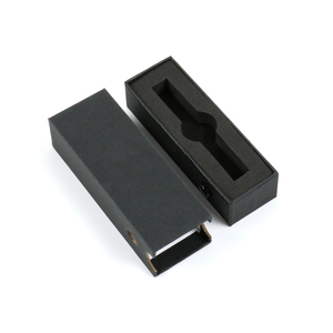 Scatola per cassetto a cartuccia in cartone di carta riutilizzabile nera stampata personalizzata scatola resistente ai bambini con inserto in schiuma - Product Image 2