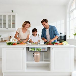 Elektrikli Gıda Atığı Öğütücüler Paslanmaz Çelik Öğütme Haznesi Evde Kullanılan Atık Gıda Makineleri için Çöp Öğütücüler - Product Image 6