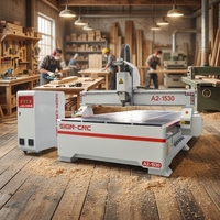 Routeur CNC économique 3 axes avec changeur d'outils MTC, moteur d'engrenage 6KW, broche 1300x2500mm, machine de découpe bois/acrylique/PVC, niveau d'entrée